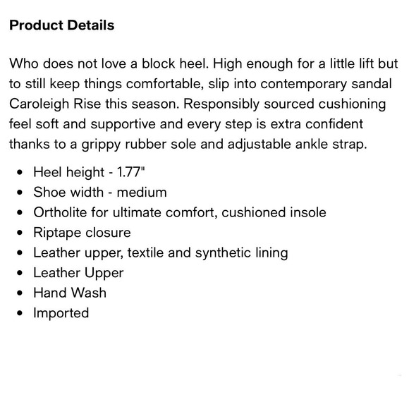 NIB Clarks Caroleigh Rise 9M Dark Blush Leather Block Heel Ankle Strap Sandal - Picture 11 of 12